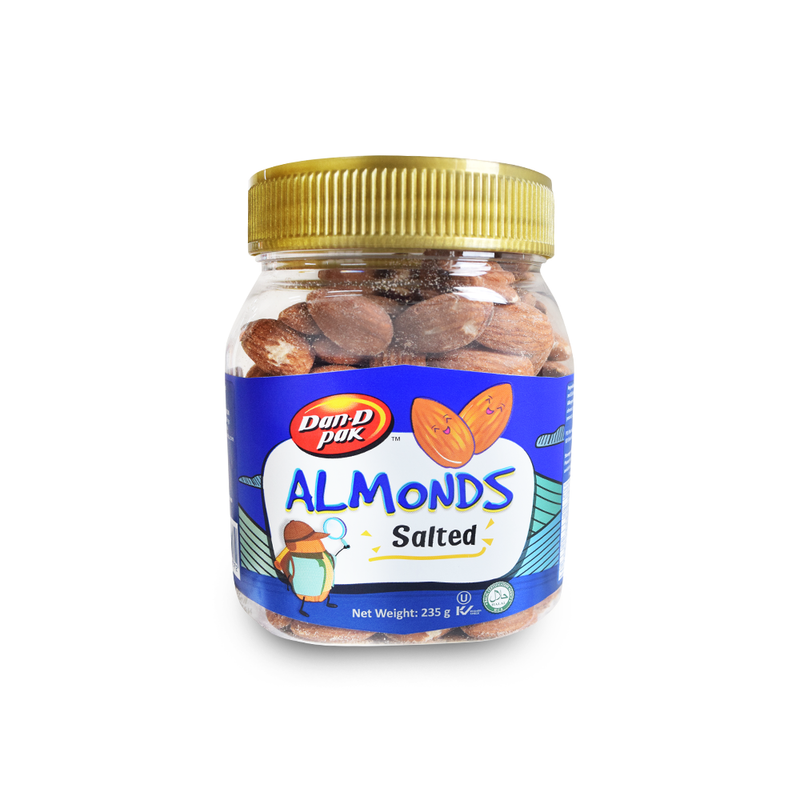 Load image into Gallery viewer, Dan-D Pak Almonds Salted 235g
