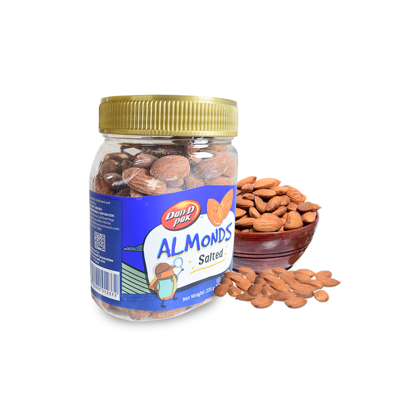 Load image into Gallery viewer, Dan-D Pak Almonds Salted 235g
