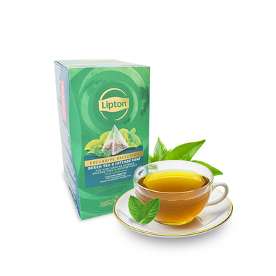 Lipton Exclusive Selections - Green Tea & Intense Mint (2g x 25 Tea Bags)