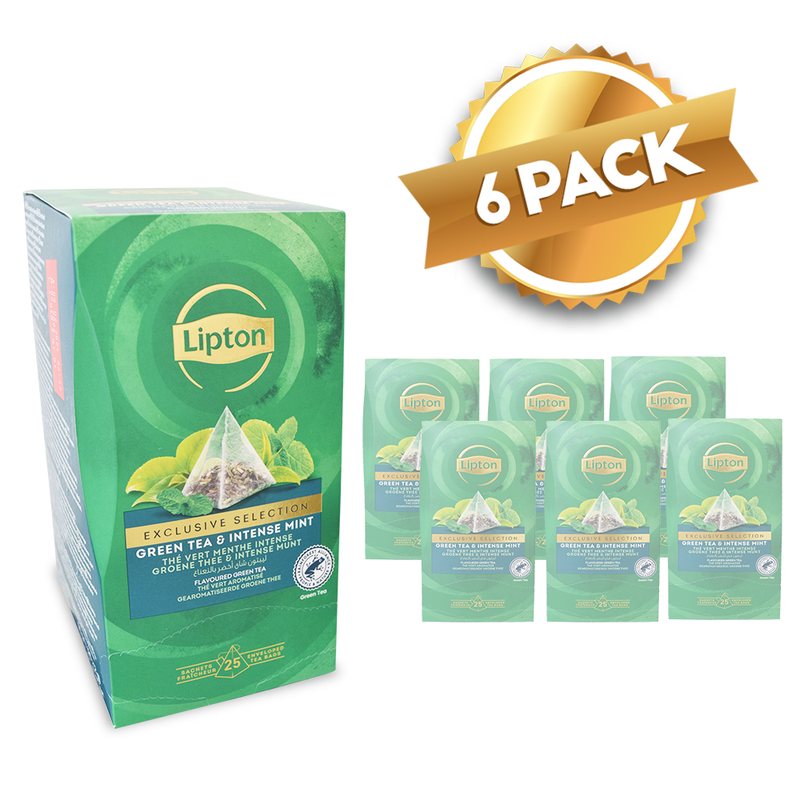 Load image into Gallery viewer, Lipton Exclusive Selections - Green Tea &amp; Intense Mint (2g x 25 Tea Bags)
