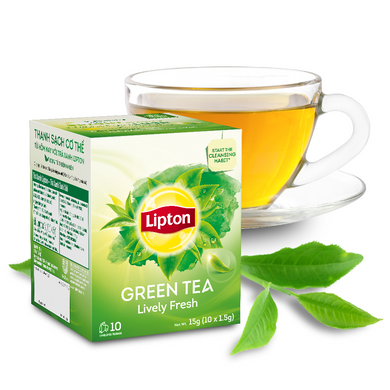 Lipton Fresh Green Tea- 10 sachets