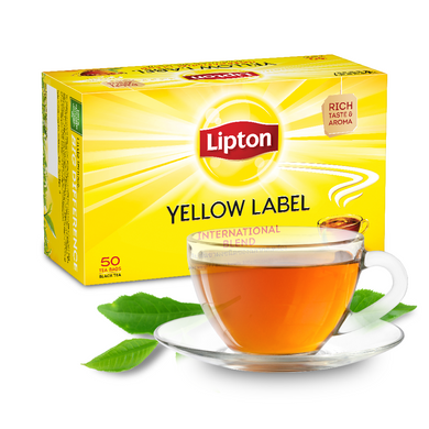 Lipton Yellow Label Tea Black Tea (2g x 50 Tea Bags)