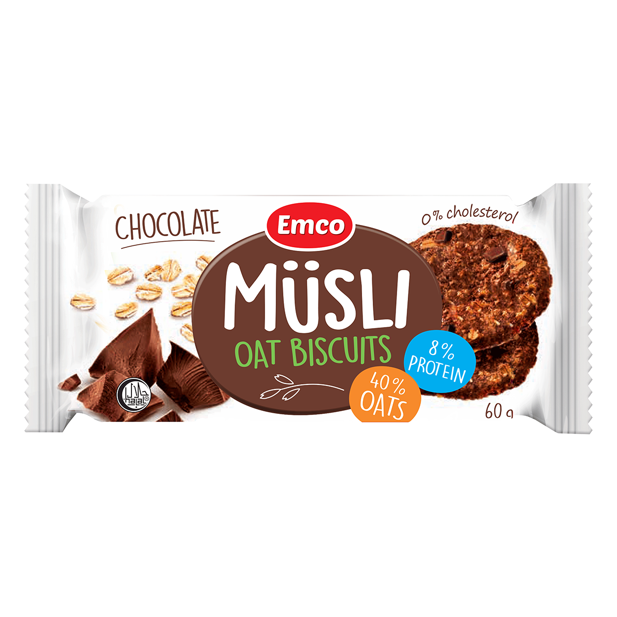 Emco Musli Oat Biscuits Chocolate 60g – SUNMART by suncoast brands